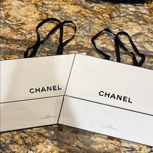 Chanel White Gift Bags
